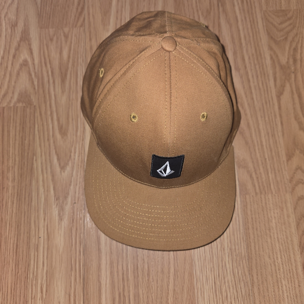 Volcom Tan Snapback Hat - image 3